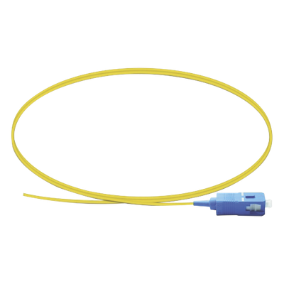 Pigtail de Fibra Óptica Monomodo SC/UPC, Simplex de 1 Metro (3.28 Pies)