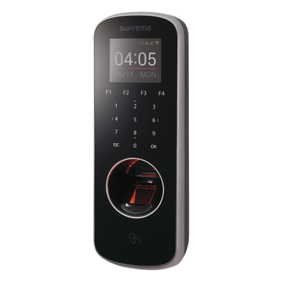 BioStation L2 Lector de Huella Delgado con Teclado Touch y Lector 13.56 MHz MIFARE®/ NFC /DESFire/DESFire EV1/ Felica