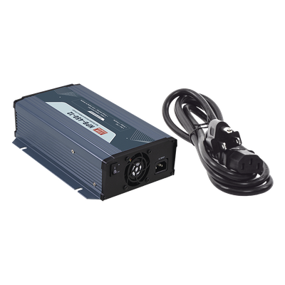 Cargador para Baterías de Plomo Ácido y Litio/ 13.5A / 24V / Bancos de 45 a 155 Ah / Con cable de alimentación