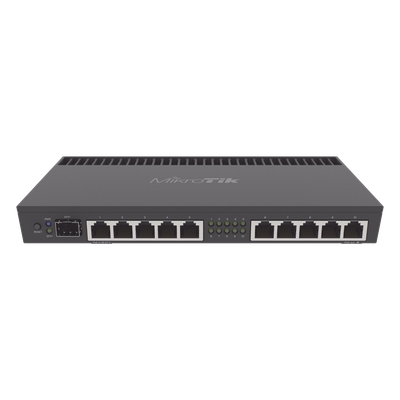 (RB4011iGS+RM) RouterBoard, CPU 4 Núcleos, 10 Puertos Gigabit Ethernet, 1 puerto SFP+