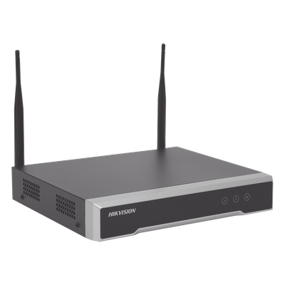 NVR IP / 8 Canales / 4 Megapixel / Wi-Fi 2.4 GHz 2x2 MIMO / 1 Bahía HDD 6 TB / Full HD / 50 Mbps Entrada