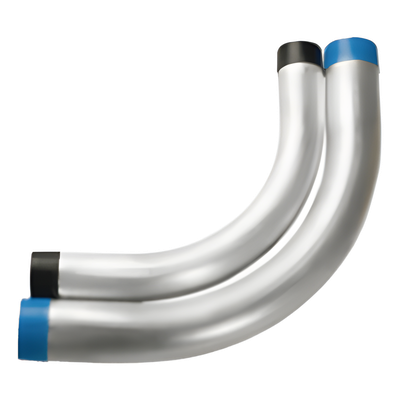 Codo Conduit Rígido de Aluminio de 2\" (50.8 mm).