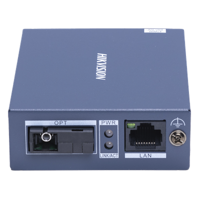 Convertidor Fibra Óptica / Receptor / Monomodo (RX) / 1 Puerto SFP (SC) 100 Mbps / 1 Puerto RJ45 10/100 Mbps / HASTA 20 KM / Plug and Play