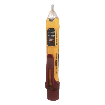 Detector de Voltaje sin Contacto tipo Lápiz, de Doble Rango de 12 a 1000 V CA o de 70 a 1000 V CA.