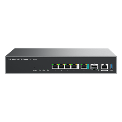 Dispositivo de Convergencia de Redes GCC6020 / Router VPN / Firewall de Próxima Generación / IP PBX / Switch de Red / 4 Puertos Gigabit Ethernet / 1 Puerto SFP+ 10 Gigabit / 1 Puerto 2.5 Gigabit /
