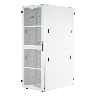 Gabinete FlexFusion para Centros de Datos, 42 UR, 600 mm de Ancho, 1070 mm de Profundidad, Fabricado en Acero, Color Blanco