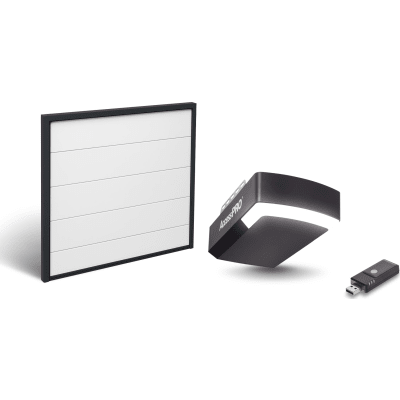 KIT COMPLETO Incluye /Puerta D/ Garage / APDOORB 16x9 Pies / Lisa Linea Central / Imitacion madera / Insulada / Interfase ACCESSWIFI / Extension ACCESSEXTRAILC /Motor FS1000M / 1/2HP / Fuerte/Silen