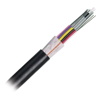 Cable de Fibra Óptica de 12 Hilos, OSP (Planta Externa), No Armada (Dieléctrica), 250um, Monomodo OS2, Precio Por Metro