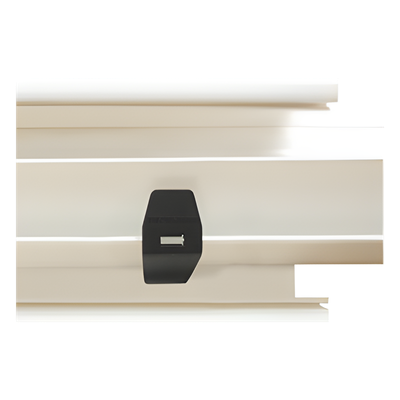 Clip sujetador negro para canaleta TEK100 (5590-34600)
