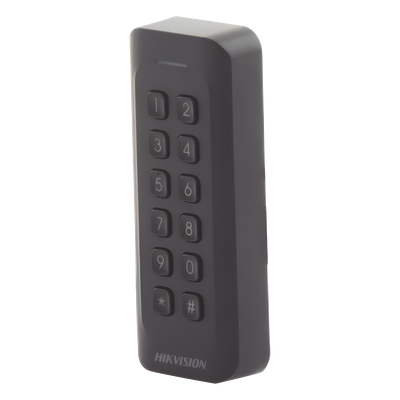 Lector de Tarjetas PROX EM y Contraseñas / Exterior IP65 / Wiegand / Compatible con Cualquier Panel / PERFIL DELGADO y ESTETICO / Indicador LED