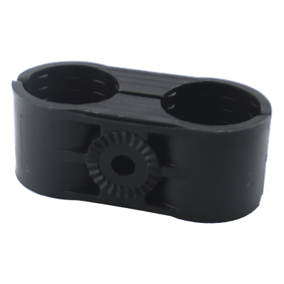 Paquete de 10 Sujetadores Plasticos Para Cable Coaxial de 1- 1/4\"