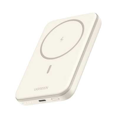 Power Bank MagSafe de 5000mAh | 15W | Carga Inalámbrica y por Cable USB-C | Sistema de Protección Inteligente | Tecnología de Carga Rápida | Ultra Delgado | Ultra ligero | Compatible con iPhone 15/
