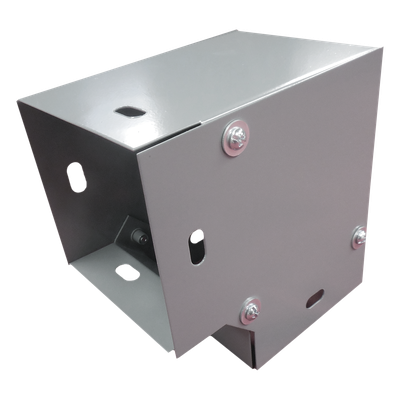 Derivación codo horizontal de 90 grados 65 x 65 mm, fabricado en lámina de acero al carbón