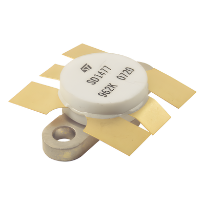 Transistor NPN de Silicón SD1477, 175 MHz, 12.5 Vcc, 100 Watt.