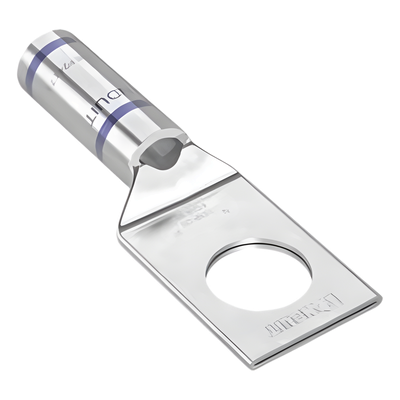 Zapata de compresión LCA6-38-L, para cal. 6 Awg, Barreno para tornillo prisionero de 3/8, 1 Pz