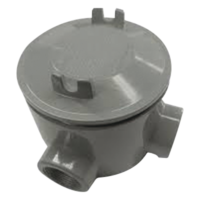 Caja con Tapa Tipo GRL de 3/4\" (19 mm) / Caja a Prueba de Explosión/ Para Áreas Peligrosas / Libre de Cobre.