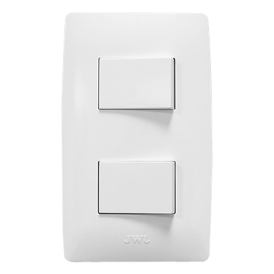 Apagador Escalera Doble de 127 V~60 Hz 10 A/ Color Blanco.