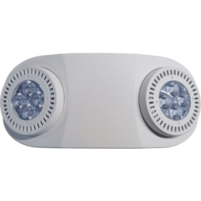 Luminaria de Emergencia LED / 700 Lúmenes / 5000K / Autonomía 90 min / Entrada Universal 120-277 VAC / 2 Cabezales Ajustables / IP Interior