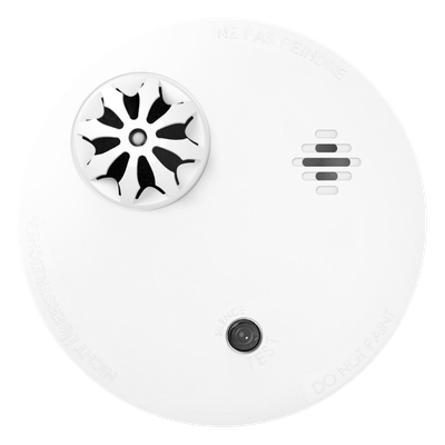 (AX PRO) Detector de Temperatura Inalámbrico para Panel de Alarma HIKVISION / Interior / Soporta Funcionalidad Autónoma / Alerta cuando Excede los 57°C / No compatible con el panel DS-PHA64-LP