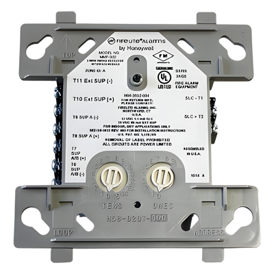 Módulo de Interfaz Direccionable / Monitoreo Detectores de Humo 2 Hilos / Circuito IDC Clase A/B / Alimentación 24 VCC / Compatible SLC Fire-Lite