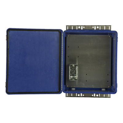 Gabinete de Seguridad para Wireless, NEMA 4X, IP66, de 356 x 305 x 152 mm, Color Azul