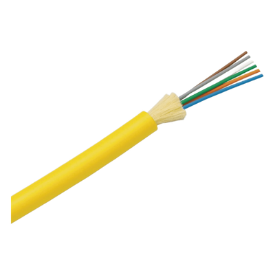 Cable de Fibra Óptica de 6 Hilos, Monomodo OS2 9/125, Interior, Tight Buffer 900um, No Conductiva (Dieléctrica), OFNR (Riser), Precio Por Metro