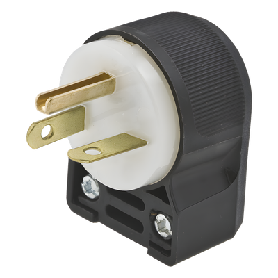 Clavija Entrada Recta/ 20 A 250 V CA/ 2 Polos 3 Hilos/ Nema 6-20 P/Grado Comercial - Industrial.
