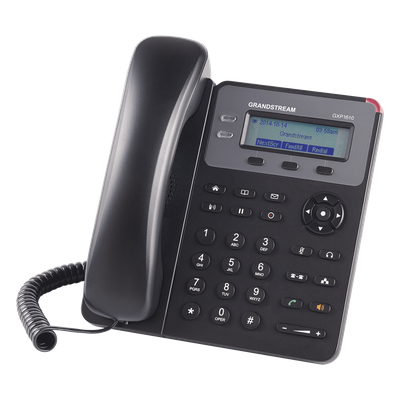 Teléfono IP SMB de 1 Línea, 1 Cuenta SIP con 3 teclas de función programables y conferencia de 3 vías. 5Vcc