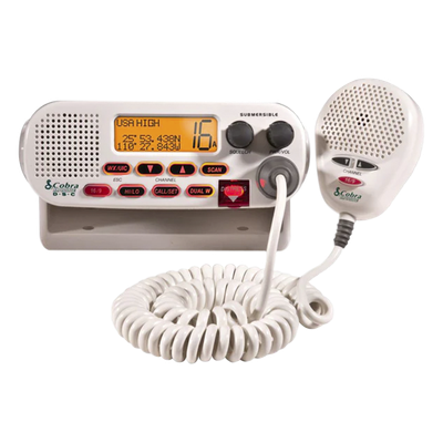 Radio móvil marino VHF clase D con canales Internacionales, de Canadá y Estados Unidos