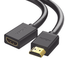 Cable Extensor HDMI / 1 m (3.28 ft) / 4K@60Hz / 3D / HDR / Macho a Hembra / Cobre Estañado / Transmisión Estable