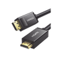 Cable DP Macho a HDMI Macho / Longitud 3 Metros (9.84 Pies) / Soporta 4K@30Hz / Soporta 3D / Cobre EstaÑado 28AWG / Blindaje Interno MÚltiple / TransmisiÓn Unidireccional / BotÓn de LiberaciÓn / Ch