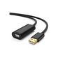 Cable de Extensión Activo USB 2.0 / 5 Metros / Macho-Hembra / Booster individual FE1.1S incorporado / Velocidad de hasta 480 Mbps / Ideal para impresoras, consolas , Webcam, etc.