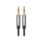 Cable Auxiliar / 3.5mm Macho a Macho / 5m (16.4 ft) / Conectores Oro 24K / TPE / Aluminio / Negro