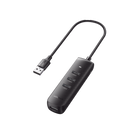 HUB USB-A 3.0 / 4 Puertos USB-A 3.0 5Gbps / Cable 25 cm (0.82 pies) / Alimentación USB-C / Indicador LED / Diseño Ultra Delgado