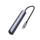 Docking Station USB-C / 5 en 1 / HDMI 4K@60Hz / 2 USB-A 3.1 5 Gbps / RJ45 Gigabit / PD 100W / Aluminio