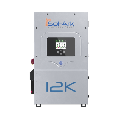 Inversor Hibrido SOL-ARK, 12 Kw, 220 Vcc, Fase Dividida, IP65, Entrada de Baterías a 48 Vcc