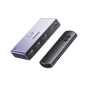 Switch (Splitter) 8K HDMI 2.1 / 3 Entradas 1 Salida / Incluye Control Remoto / Soporta 8K@60Hz 4K@120Hz 4K@60Hz 3D / HDR / HDCP 2.3 / Carcasa de Aluminio.