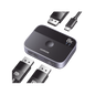 Conmutador DP 1.4 8K | Display Port Splitter 2 Entradas a 1 Salida | Bidireccional | 3D | HDR10+ | Dolby Atmos | 240Hz | 48Gbps | Compatible Free-Sync/G-Syng | Sincronización de Audio | Potentes Ch