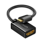 Adaptador Micro HDMI a HDMI (HDMI Tipo D) / 18Gbps / 4K@60Hz / HDR / Tecnología 3D / ARC / Carcasa PC+ABS / HDCP / Longitud de 22 cm (8.66 pulgadas)