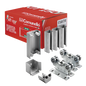 KIT para puertas autoportantes de hasta 3 m y 600 kg con rodillos de nylon