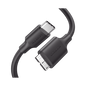 Cable USB Tipo C 3.0 a Micro Tipo B | 1m |Carga Rápida | 5 Gbps | Transferencia de Datos | Blindaje Interior Múltiple | Compatible con Disco Duro Externo, Portátiles, Seagate, Nikon, Canon.