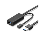 Cable Extensión Activo USB 3.0 / 10 m (32.8 ft) / 5 Gbps / Chip Reforzador / Alimentación Micro USB / Plug & Play