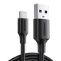 Cable USB-A a USB-C | 1 Metro | Carga y Sincronización de Datos | Carga Rápida 60W | Datos 5 Gbps | QC 3.0/2.0 | FPC | AFC | Protección Integrada | Duradero y Flexible| Caja ABS | Cubierta de TPE |