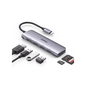 HUB USB-C (Docking Station) 6 en 1 | HDMI 4K@30Hz | 3 Puertos USB 3.0 | Lector Tarjeta SD + Micro SD (TF) Uso Simultáneo | Chip de Última Generación | Potente Disipación de Calor |  Caja de Alumini
