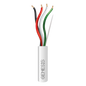 Bobina de 152 Metros (500 Pies) / Cable de Cobre / 4 x 18 AWG / Riser / Color Blanco / Para Aplicaciones de Alarmas de Intrusión/Control de Acceso/ Automatización / Interfonos y Tv Porteros