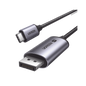 Cable USB-C a DP 1.4 | 3 Metros (9.84 Pies) | Compatible con Thunderbolt 3 & 4 | 8K@60Hz | 4K@240Hz | HDR10+ | eARC | DTS | 3D | ALLM | VRR | | FreeSync G-Sync | Caja de Aluminio | Nylon Trenzado |