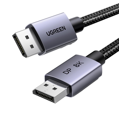 Cable DisplayPort 1.4 | 3 Metros (9.84 Pies) | Resolución 8K@60Hz | Blindaje Interno Múltiple | 3D/HDR+/HDCP | 32.4 Gbps | FreeSync G-Sync | Certificado VESA | Núcleo de Cobre Estañado | Malla de N