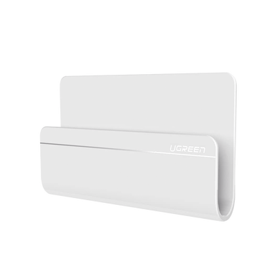 Soporte de Pared Adhesivo para Teléfono / Diseño de Montaje en Pared / Protección De Silicona Antideslizante / Anti Arañazos / Adhesivo 3M / Soporta Dispositivos 165*81*26.5 mm. / Caja De ABS / Col