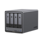 NAS UGREEN NASync DXP4800 Plus / Procesador Intel Pentium Gold 8505 5 Núcleos / 4 Bahías SATA + 2 M.2 NVMe PCIe 4.0 / 8GB DDR5 Expandible a 64GB / 10GbE + 2.5GbE / USB 3.2 Gen 2 Tipo C / HDMI 4K /
