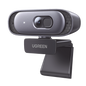 Cámara Web 2K con Micrófono Integrado | Cancelación de Ruido | Corrección de Luz Automática | Vista Amplia de 91° | Rotación Flexible de 360° | Cubierta de privacidad | Incluye Cable USB de 2M.